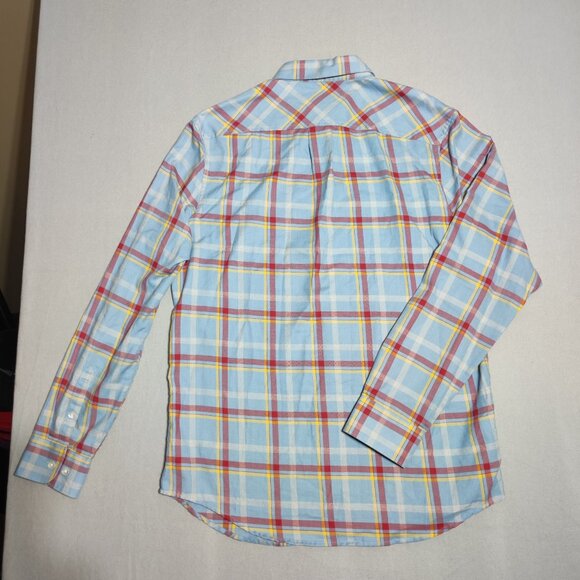 An Original Penguin by Munsingwear button down shirt men's sz M light blue check - Picture 3 of 11